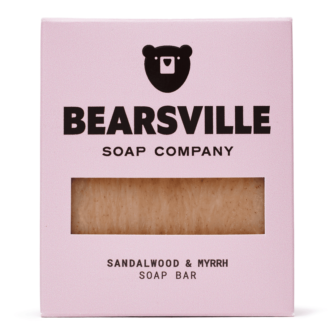sandalwood myrrh natural soap bar bearsville soap company