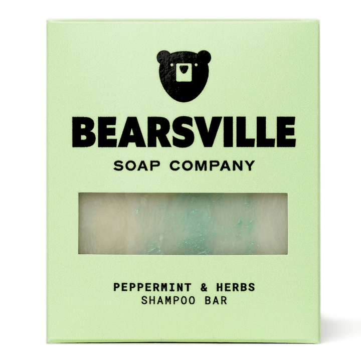 Peppermint & Herbs Shampoo Bar Shampoo Bearsville Soap Company   