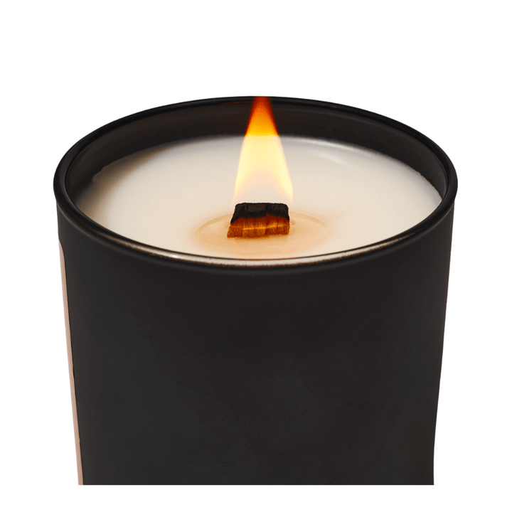 soy candle with wooden wick